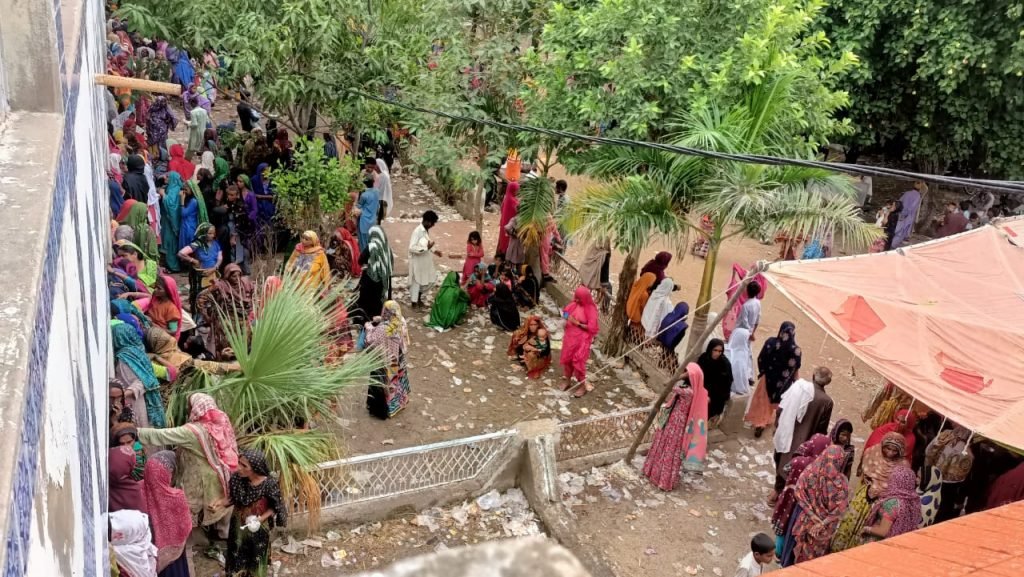 Education at college disturbs due to BISP disbursement among flood-victims in Tando Muhammad Khan