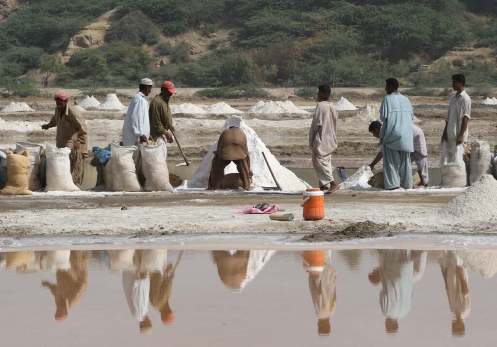 Sea Salt Miners of Karachi