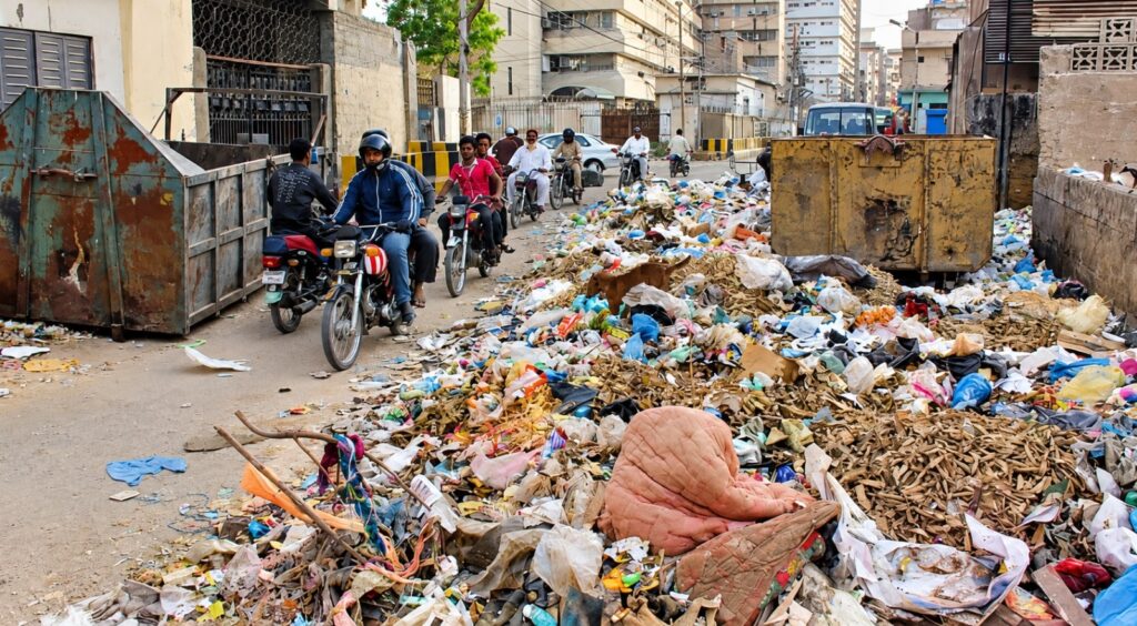 Rs160–170bn spent on Karachi waste management over nine years, more than BRT projects, yet garbage problem persists