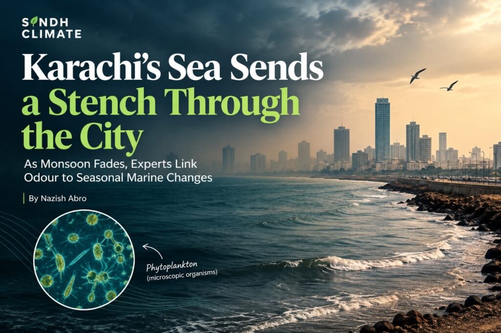Karachi’s Sea Sends a Stench Through the City as Monsoon Fades